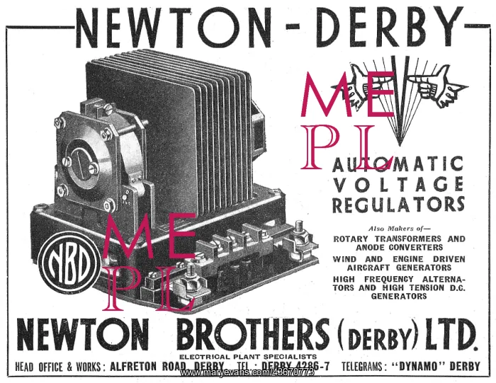 : Newton-Derby Generators Voltage Regulators : Newton-Derby Generators Voltage Regulators
