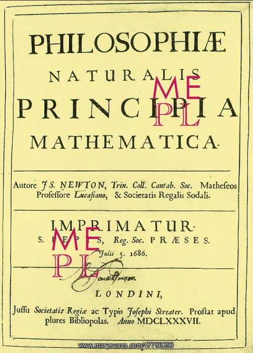 : Newton's Principia, 1687 : Newton's Principia, 1687