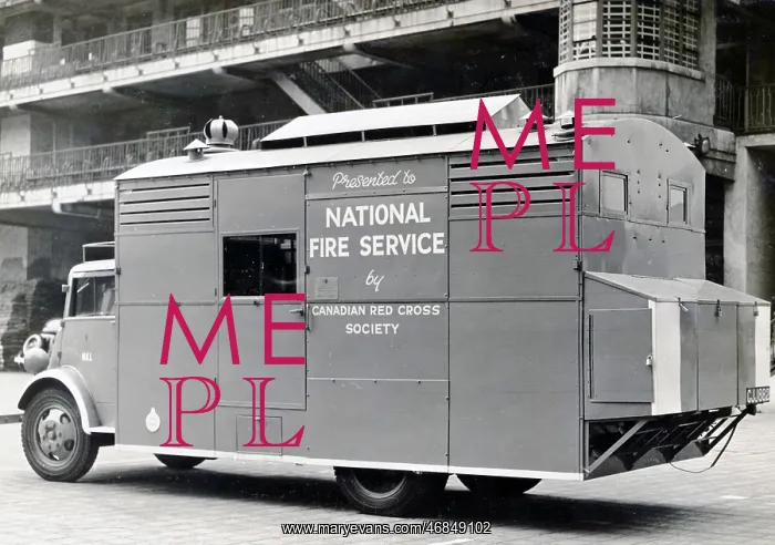 : NFS mobile kitchen / canteen unit, WW2 : NFS mobile kitchen / canteen unit, WW2