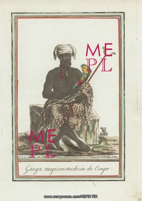 : Nganga or healer of the Kindgom of Congo : Nganga or healer of the Kindgom of Congo