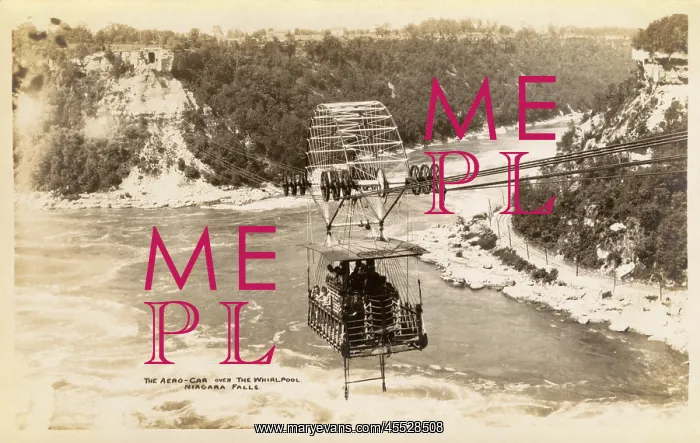 : Niagara Falls - Aero Car over the whirlpool : Niagara Falls - Aero Car over the whirlpool