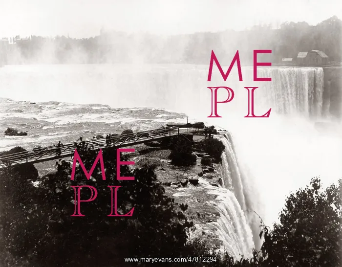  : Niagara Falls from the American side, c.1890
