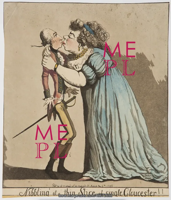 : Nibbling at a thin Slice of single Gloucester!! 1798 : Nibbling at a thin Slice of single Gloucester!! 1798