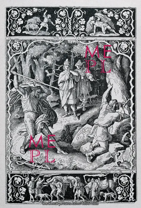 : Nibelungenlied. 13th century. First part. Chant XVI. Siegfri : Nibelungenlied. 13th century. First part. Chant XVI. Siegfri