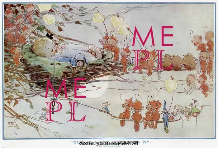 : Ours is a nice house - ours is by Mabel Lucie Attwell : Ours is a nice house - ours is by Mabel Lucie Attwell
