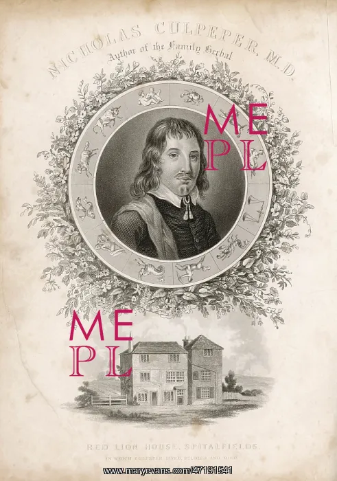  : NICHOLAS CULPEPER