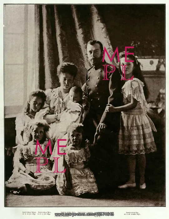 : Nicholas II & Alexandra Feodorovna, family photograph 1905 : Nicholas II & Alexandra Feodorovna, family photograph 1905