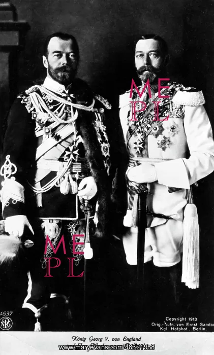 : Nicholas II and George V, 1913 : Nicholas II and George V, 1913
