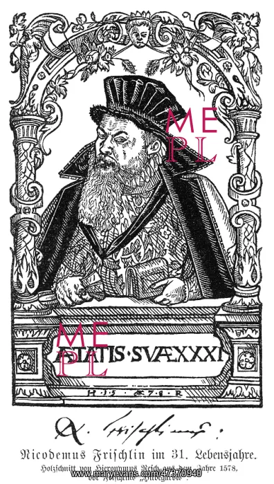 : NICODEMUS FRISCHLIN - 2 : NICODEMUS FRISCHLIN - 2