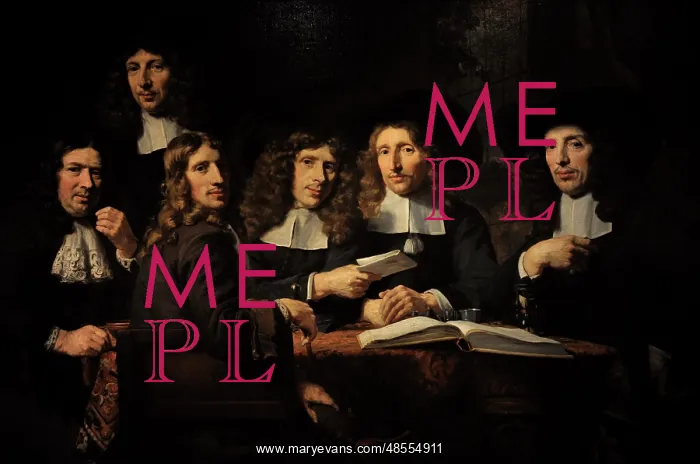 : Nicolaes Maes, Six Deans of the Amsterdam Guild : Nicolaes Maes, Six Deans of the Amsterdam Guild