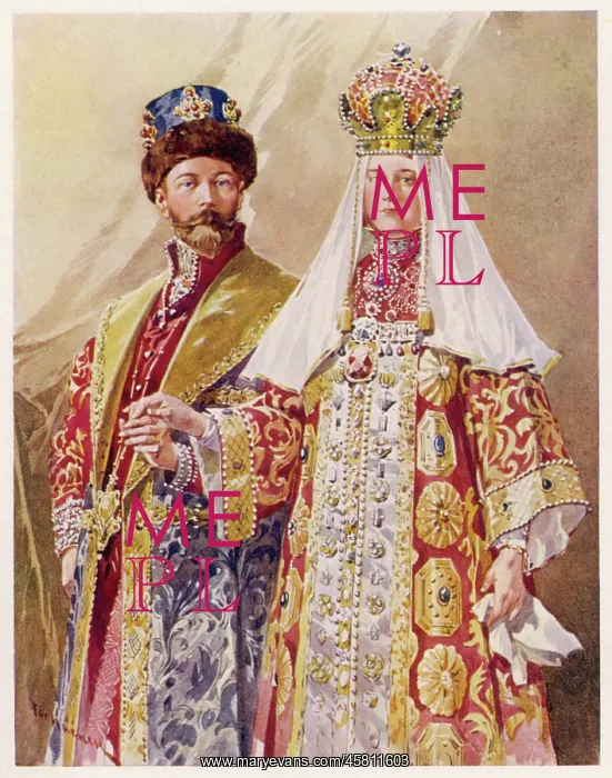 : Nicolas II with Alexandra : Nicolas II with Alexandra