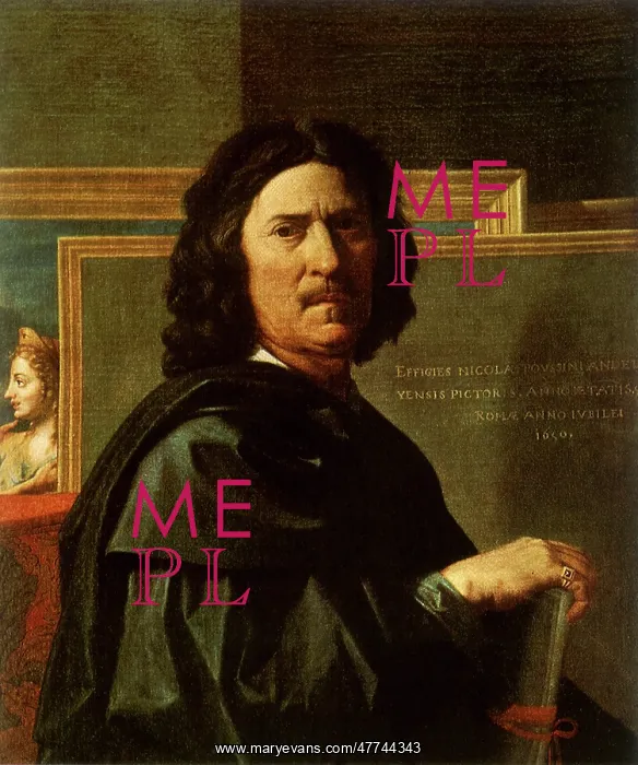  : Nicolas Poussin, self portrait
