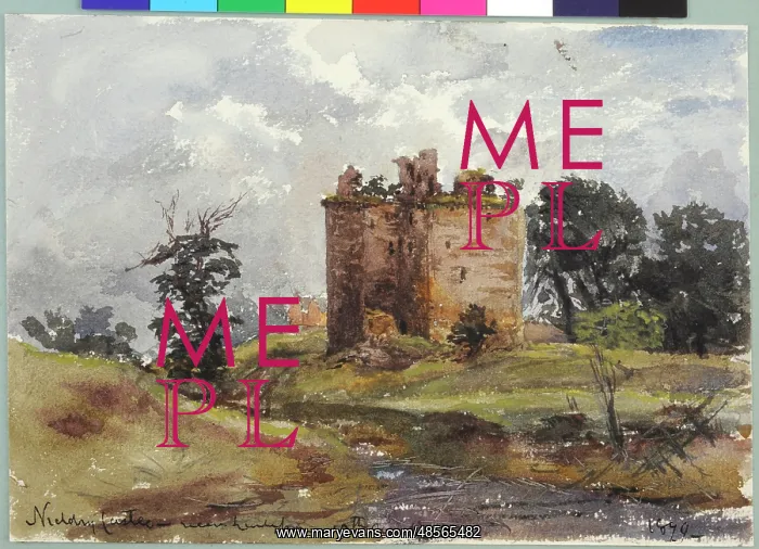 : Niddry Castle, near Linlithgow : Niddry Castle, near Linlithgow