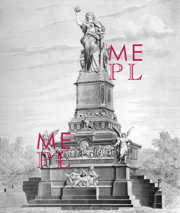 : The Niederwalddenkmal around 1900 : The Niederwalddenkmal around 1900
