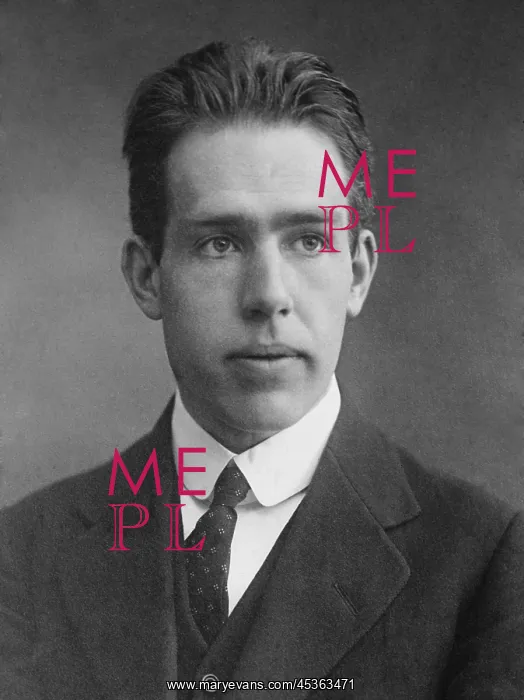 : Niels Bohr, Danish physicist as a young man, c : Niels Bohr, Danish physicist as a young man, c