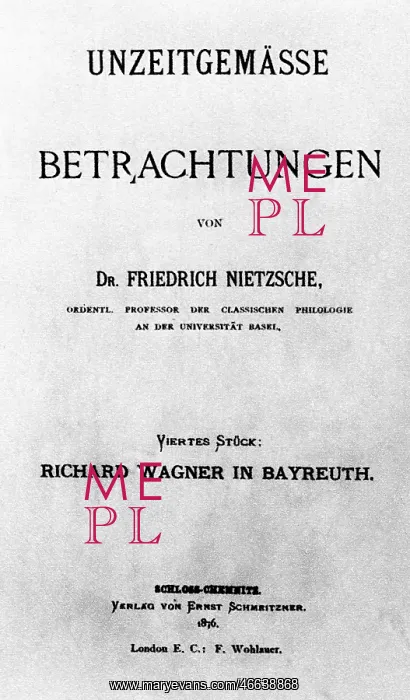 : Nietzsche, Friedrich, 15.10.1844 - 25.8.1900 : Nietzsche, Friedrich, 15.10.1844 - 25.8.1900
