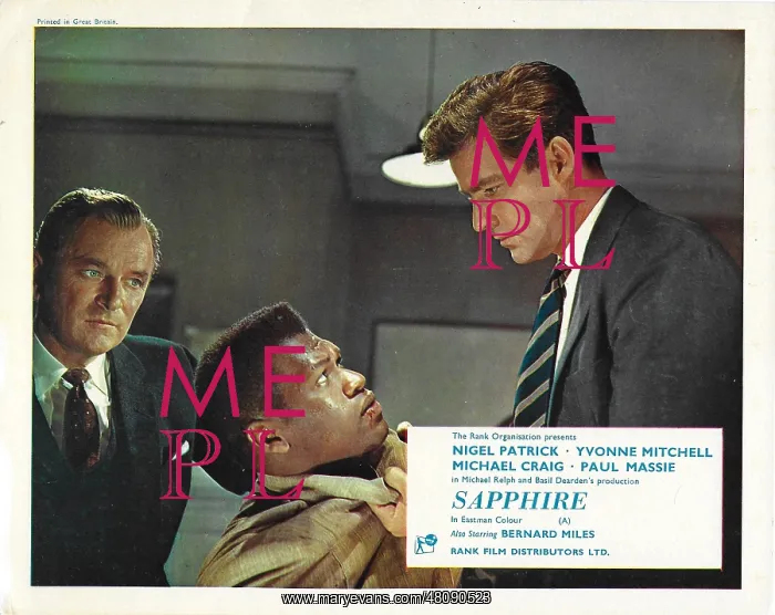 : Nigel Patrick, Harry Baird and Michael Craig in Sapphire : Nigel Patrick, Harry Baird and Michael Craig in Sapphire