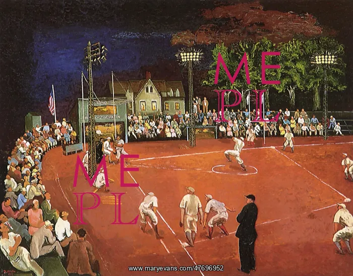  : Night Baseball Crowd