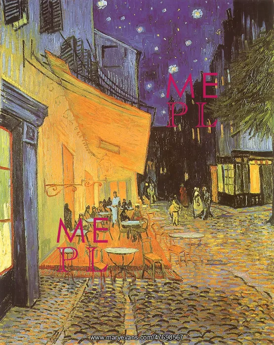 : Night Cafe, by Van Gogh : Night Cafe, by Van Gogh