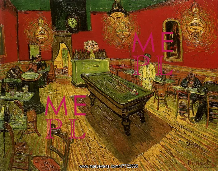 : The Night Cafe, by Van Gogh : The Night Cafe, by Van Gogh