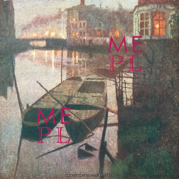 : Night On A Canal, Ghent : Night On A Canal, Ghent