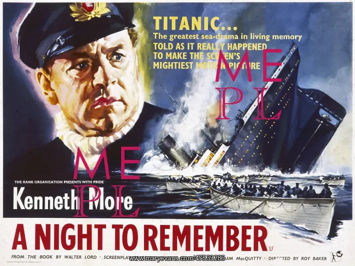 : A Night to Remember, film poster : A Night to Remember, film poster