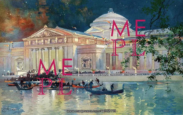 : Night Scene - Chicago World's Fair : Night Scene - Chicago World's Fair