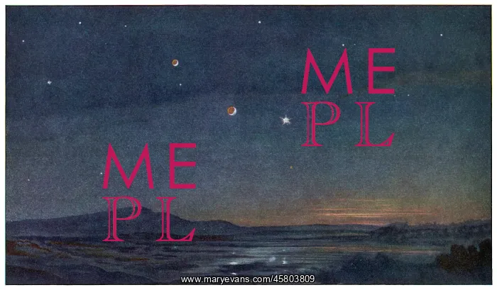 : Night sky above the planet Mars : Night sky above the planet Mars