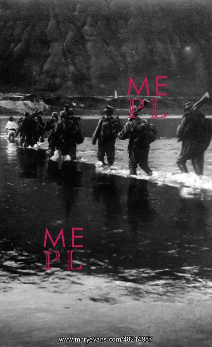 : Night-time crossing of the Dniester river, 1915 : Night-time crossing of the Dniester river, 1915