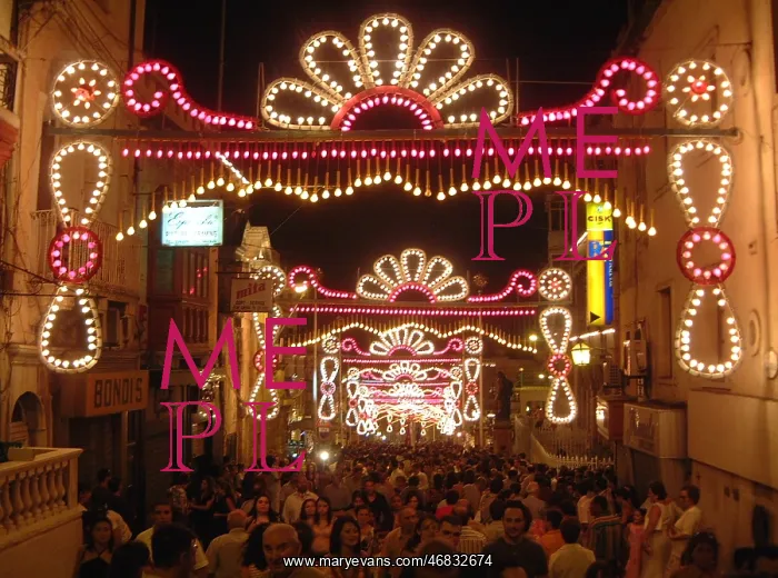: Night-time Street Scene, Malta : Night-time Street Scene, Malta