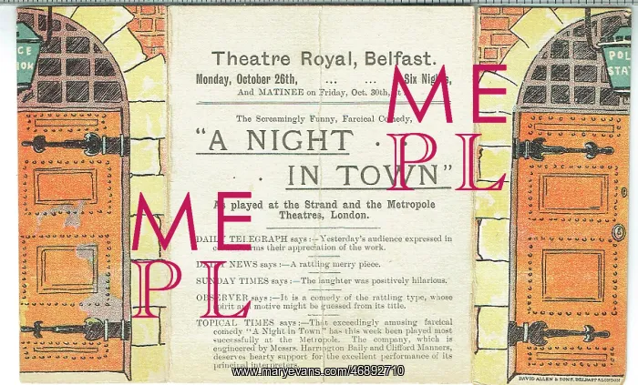 : A Night in Town by H A Sherburn : A Night in Town by H A Sherburn