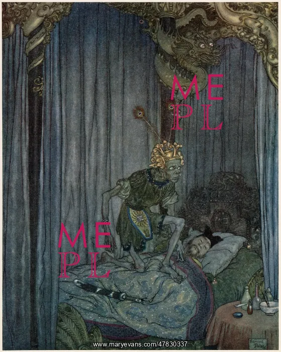 : The Nightingale - Edmund Dulac : The Nightingale - Edmund Dulac
