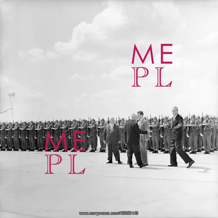 : Nikita Khrushchev and Adolf Schaerf : Nikita Khrushchev and Adolf Schaerf