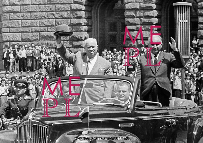 : Nikita Khrushchev visiting Bulgaria : Nikita Khrushchev visiting Bulgaria
