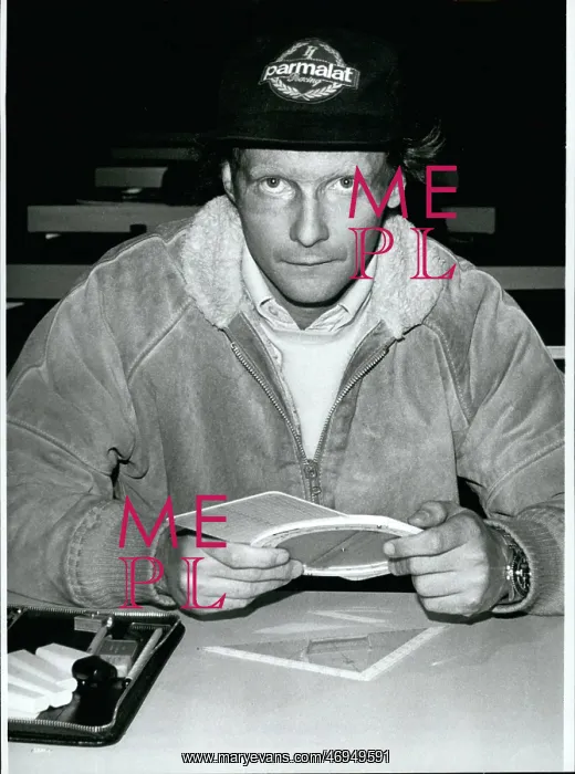  : Nikki Lauda, Formula 1 driver, in Munich, Germany