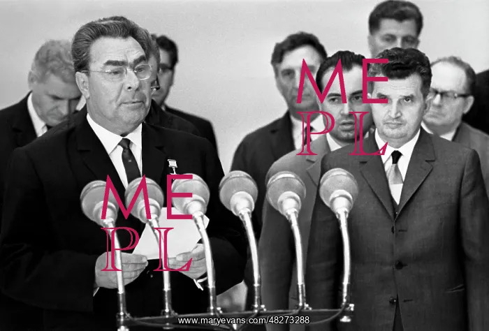 : Nikolae Ceausescu on visit to the USSR, 1965 : Nikolae Ceausescu on visit to the USSR, 1965