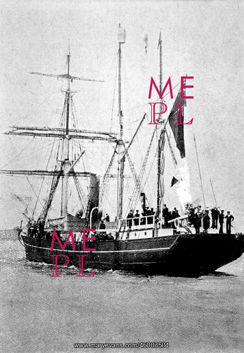 : The Nimrod returning from Antarctica, 1909 : The Nimrod returning from Antarctica, 1909