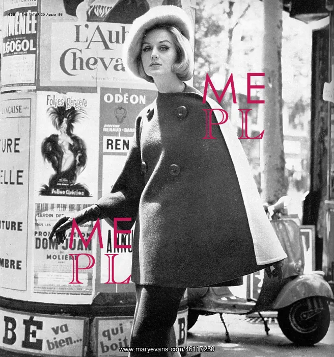 : Nina Ricci cape coat 1961 : Nina Ricci cape coat 1961