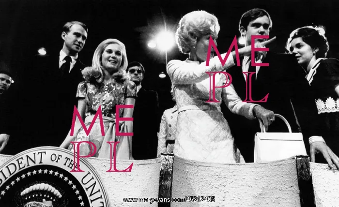 : Nixon Presidency. From left: Edward Cox, ? : Nixon Presidency. From left: Edward Cox, ?