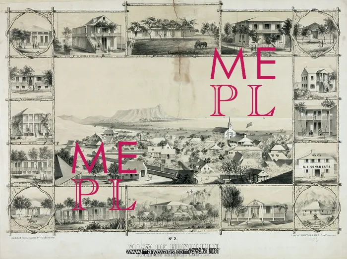 : No. 2. View of Honolulu. From the Catholic church : No. 2. View of Honolulu. From the Catholic church