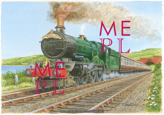 : No. 6000 King George V Steam Train : No. 6000 King George V Steam Train