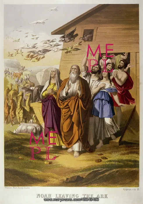 : NOAH LEAVES THE ARK : NOAH LEAVES THE ARK