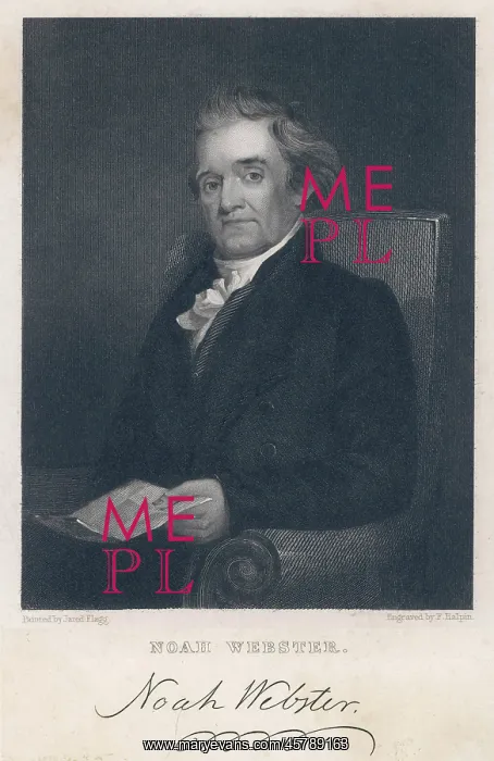  : NOAH WEBSTER