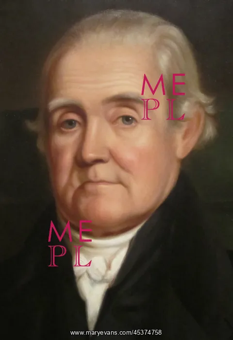: Noah Webster Jr. in 1833 portrait by James : Noah Webster Jr. in 1833 portrait by James