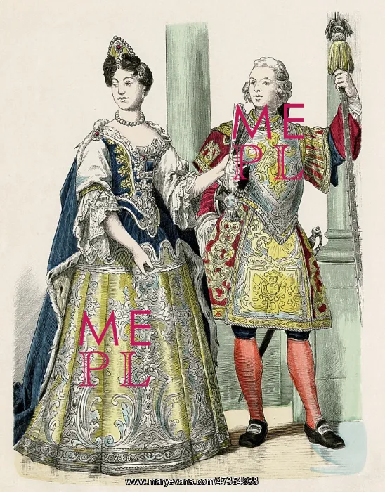 : A Noble Couple 17th century : A Noble Couple 17th century