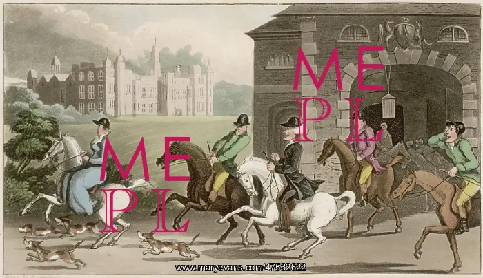 : A noble hunting party : A noble hunting party