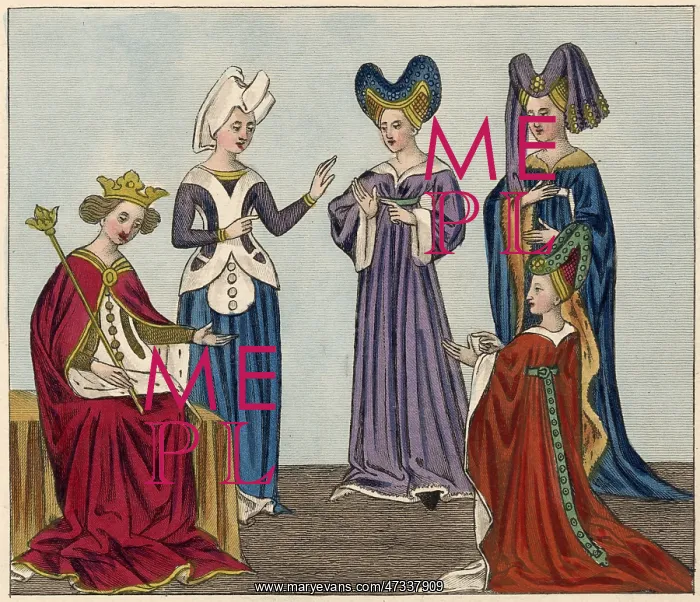 : NOBLE LADIES OF C15TH : NOBLE LADIES OF C15TH