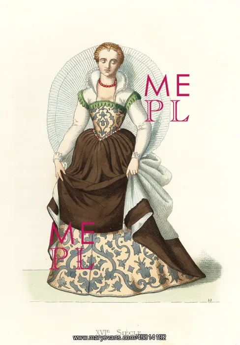 : Noble lady of Venice, 16th century : Noble lady of Venice, 16th century