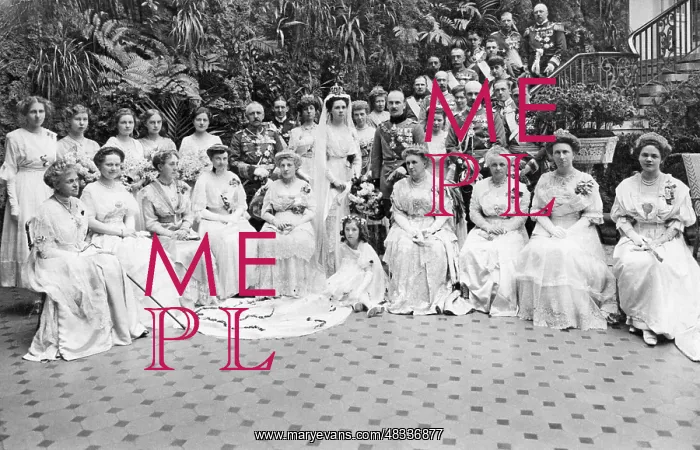 : Noble wedding party, 1917 : Noble wedding party, 1917