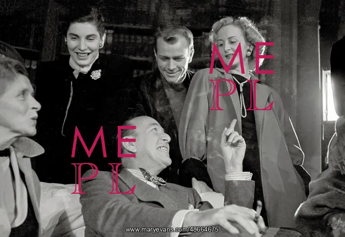 : Noel Coward directing play Relative Values : Noel Coward directing play Relative Values